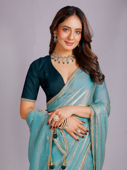 Tanisha Silk Plain Saree