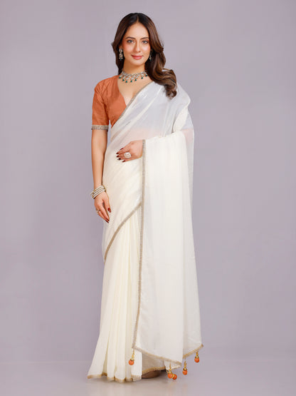 Tanisha Silk Plain Saree