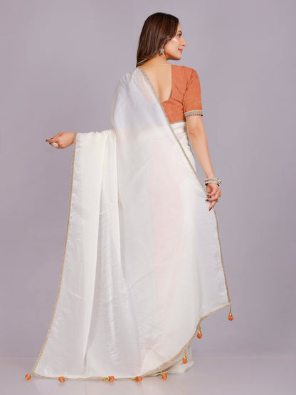 Tanisha Silk Plain Saree