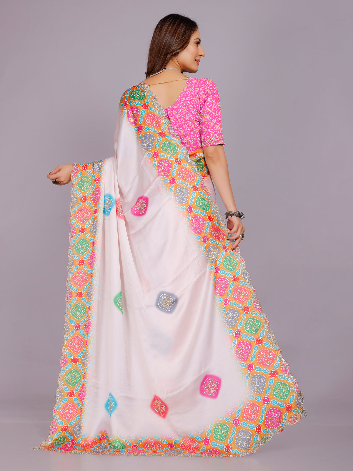 Juhi Satin Printed Saree