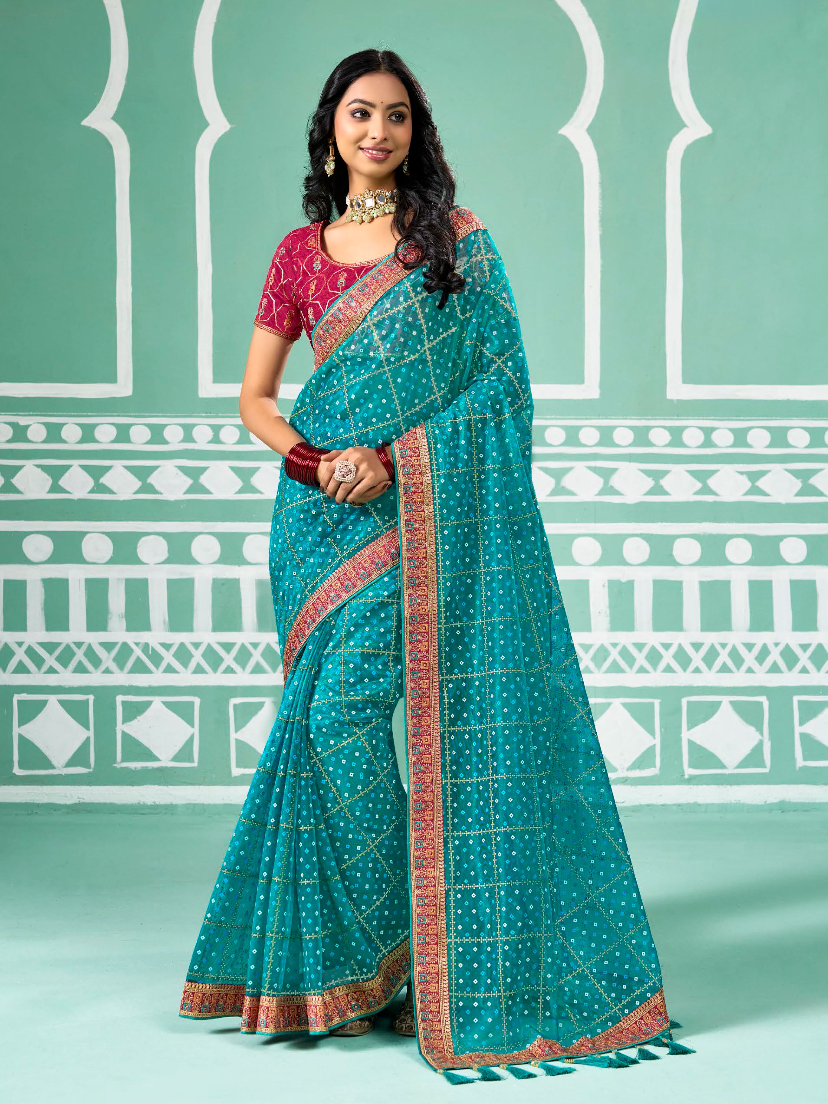 Akshara Choli Saree - Roop Darshan