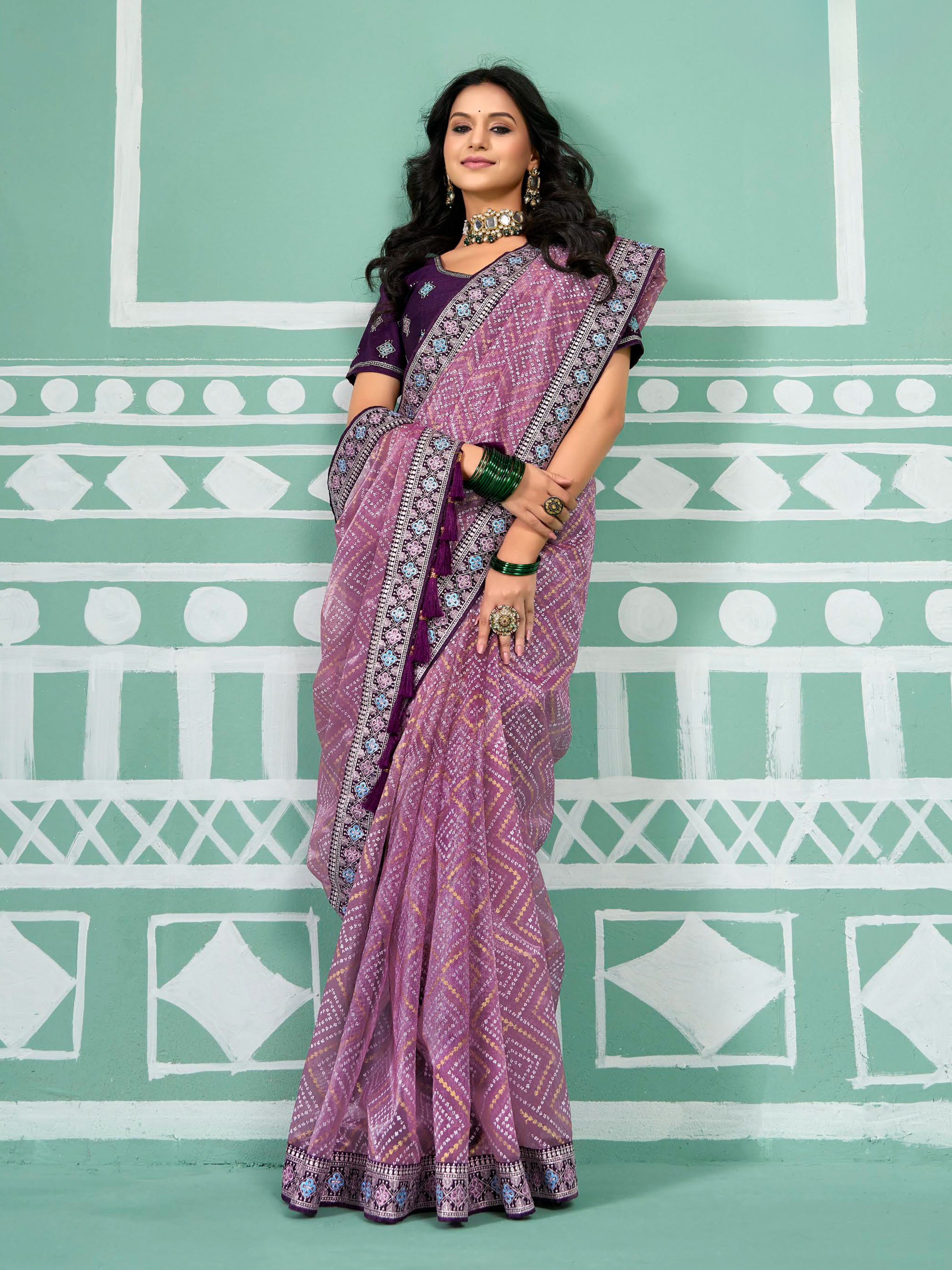 Akshara Choli Saree - Roop Darshan