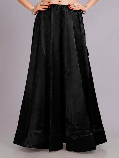 Ria Silk Plain Skirt