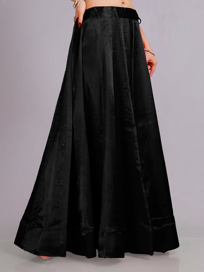 Ria Silk Plain Skirt