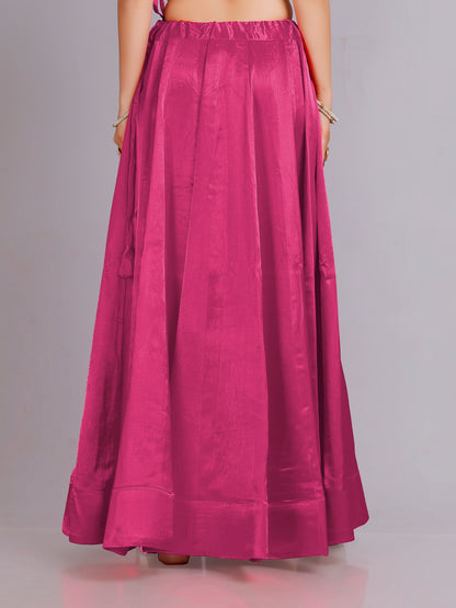 Ria Silk Plain Skirt