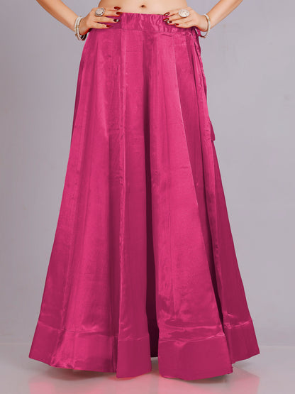 Ria Silk Plain Skirt