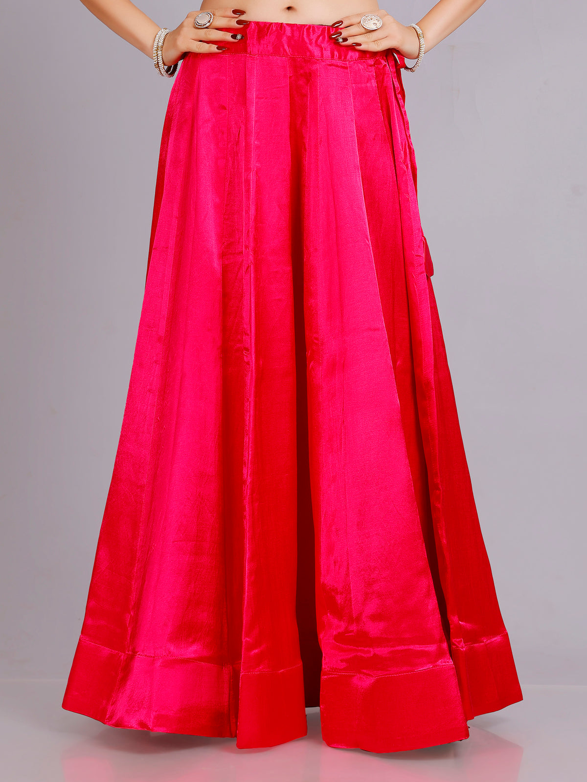 Ria Silk Plain Skirt