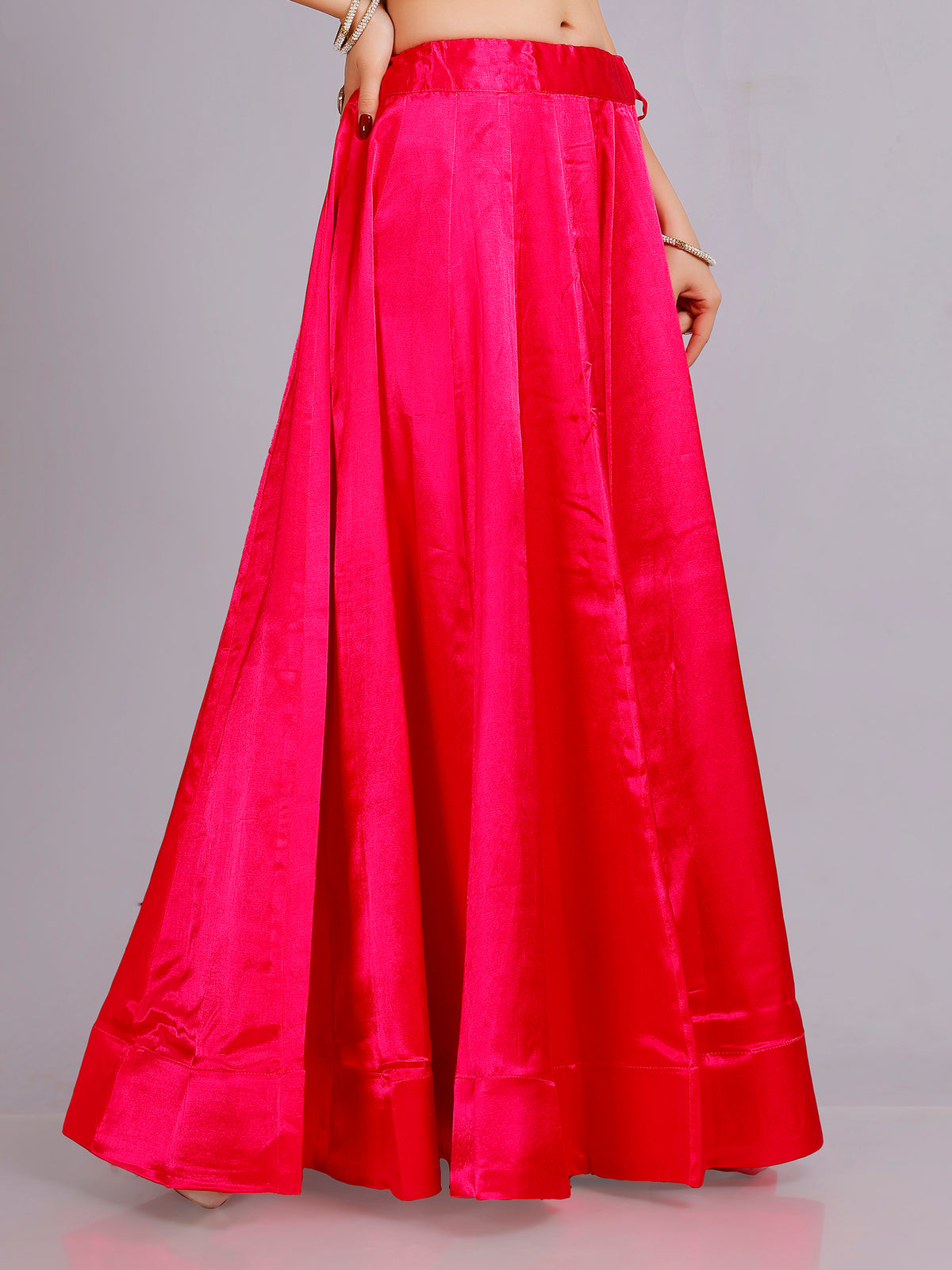 Ria Silk Plain Skirt