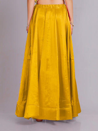 Ria Silk Plain Skirt