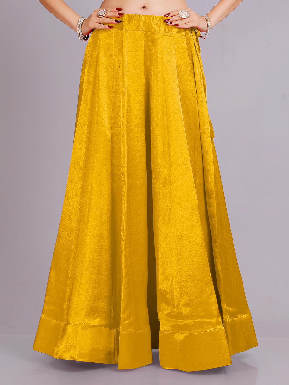 Ria Silk Plain Skirt