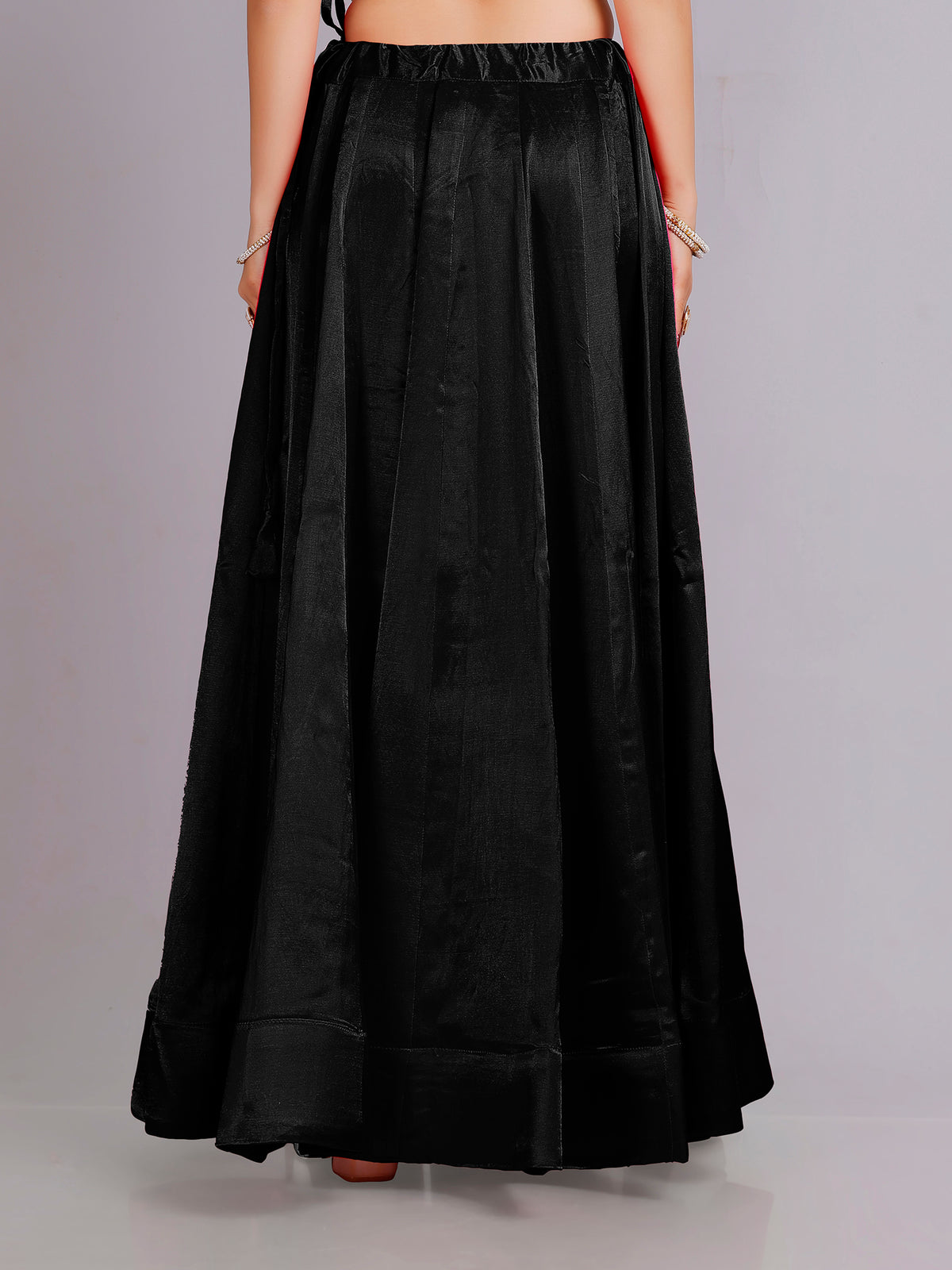 Ria Silk Plain Skirt