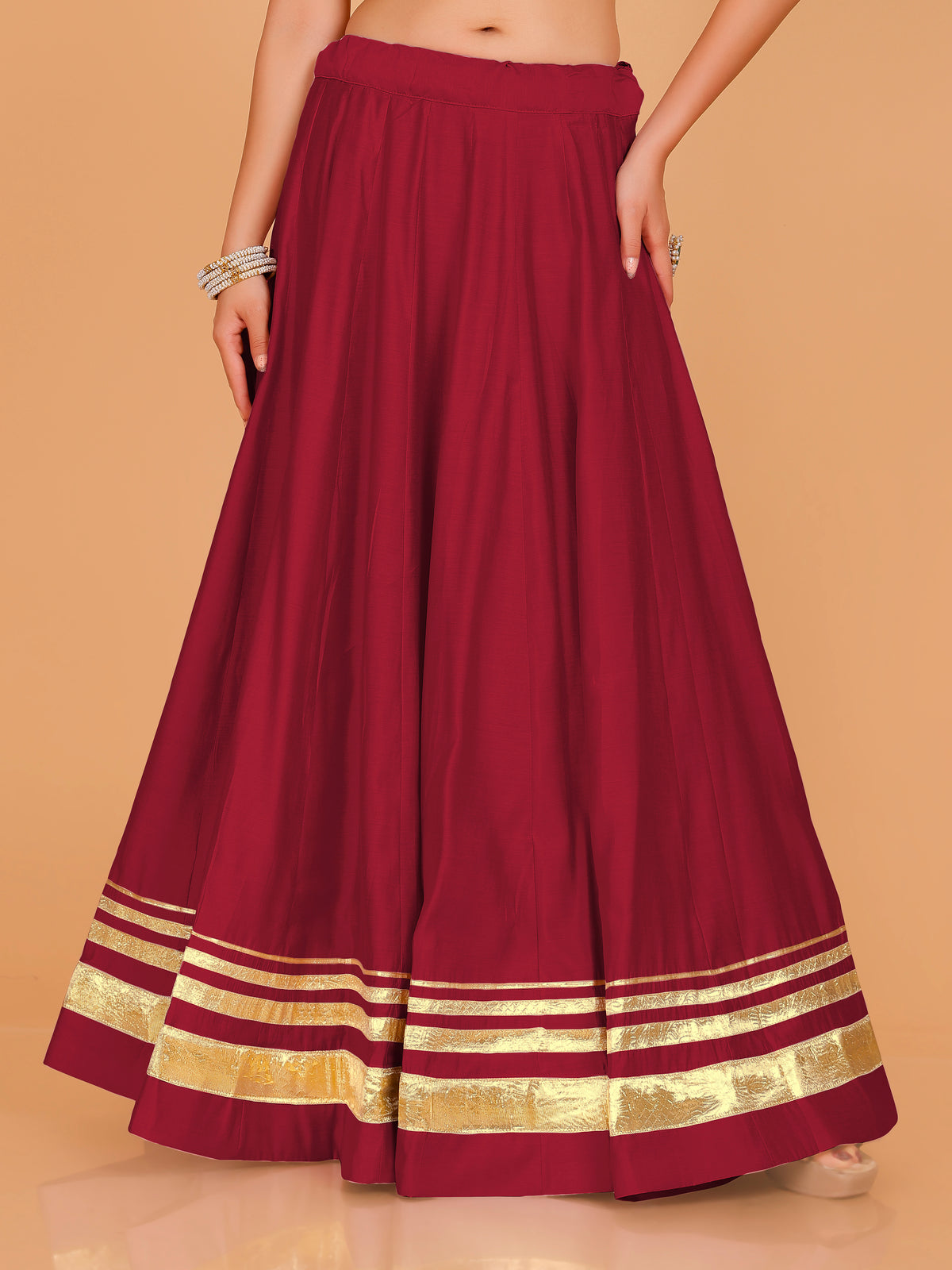 Leela Silk Skirt - Roop Darshan