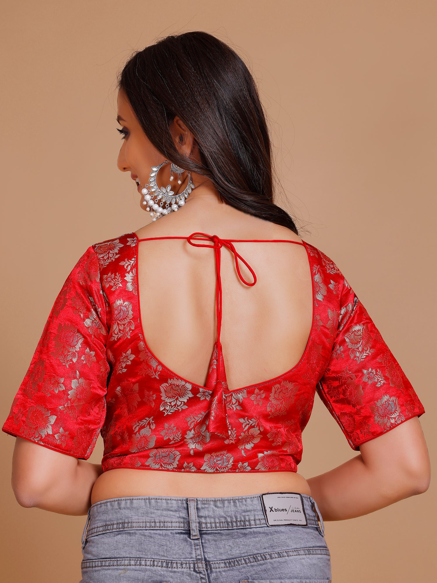 Brocade Silk Blouse