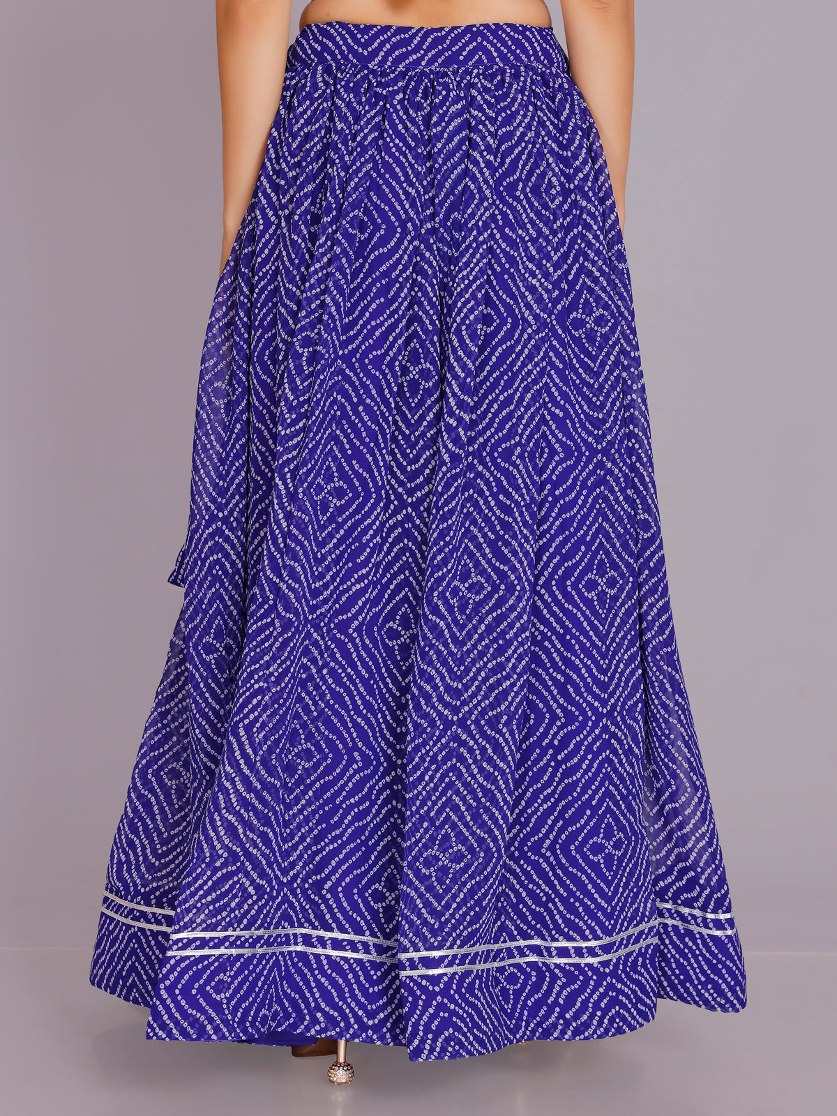 Bandhani Print Skirt
