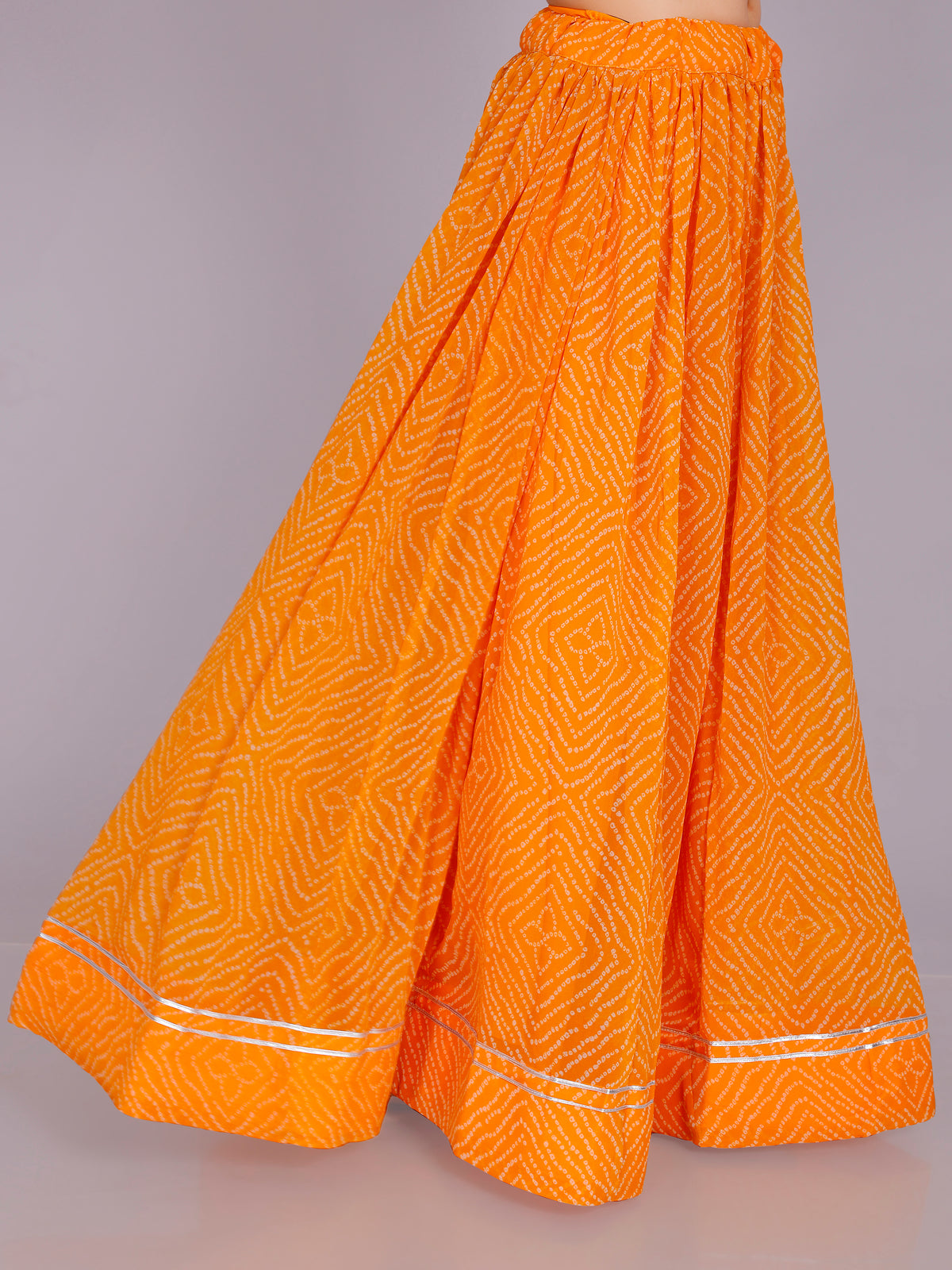 Bandhani Print Skirt