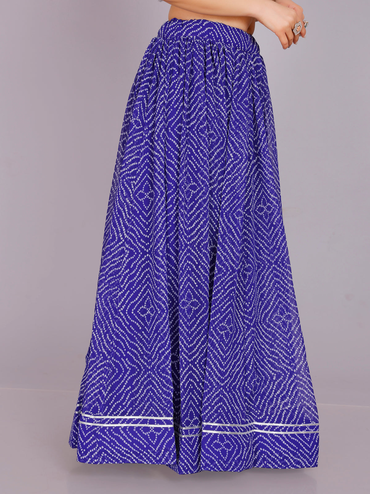 Bandhani Print Skirt
