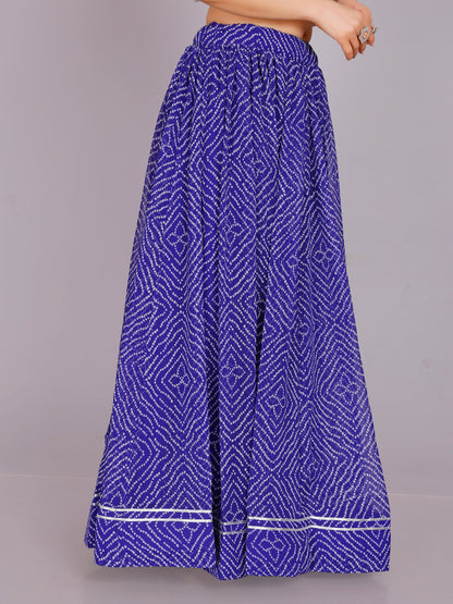 Bandhani Print Skirt