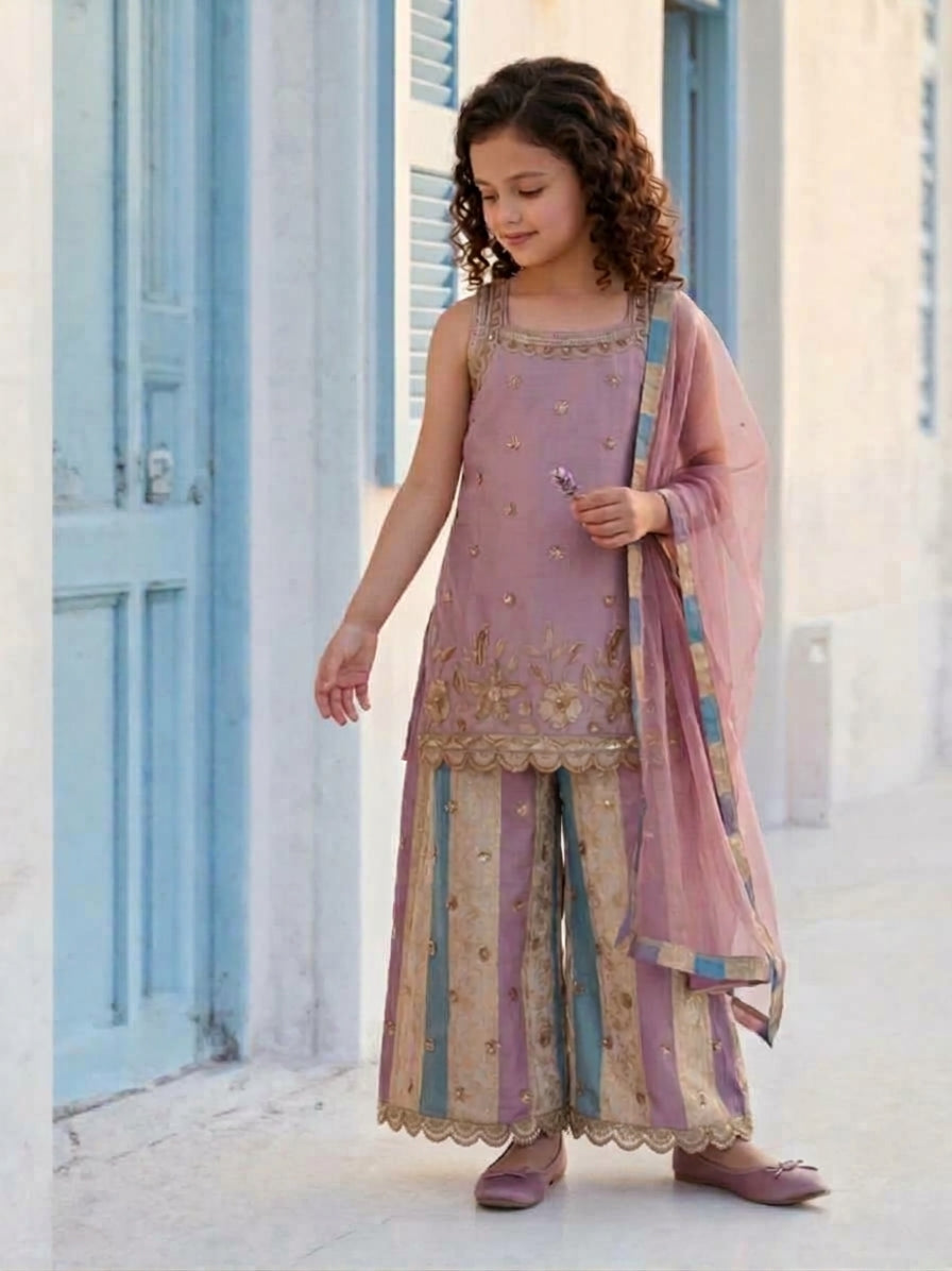 Vamika Silk Palazzo Suit