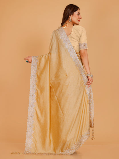 Bhavya Silk Embroidered Saree