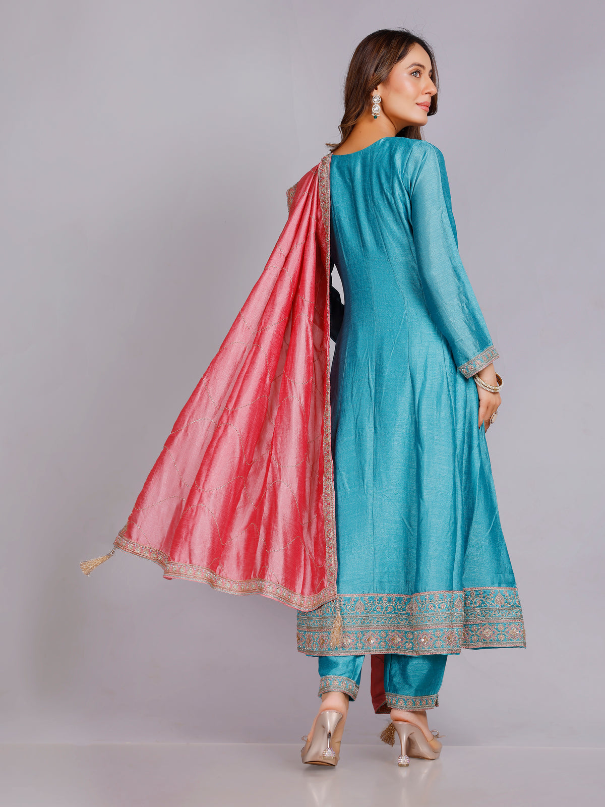 Rishita Silk Embellished Suit