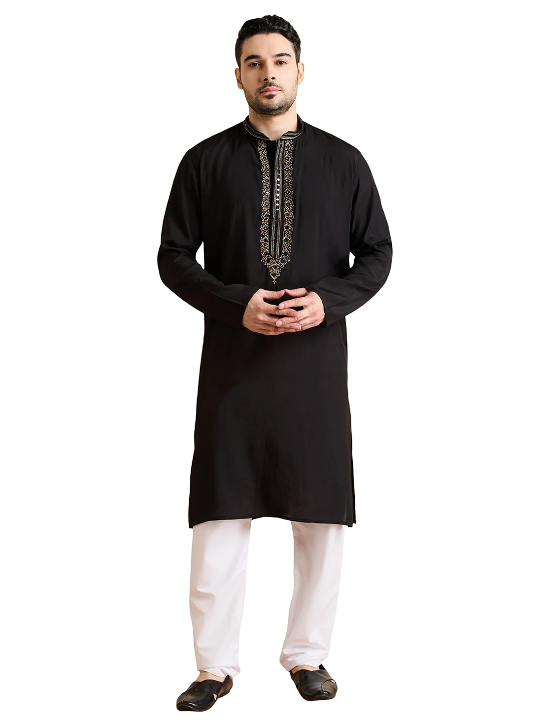 Silk Zari Tiki Kurta Set
