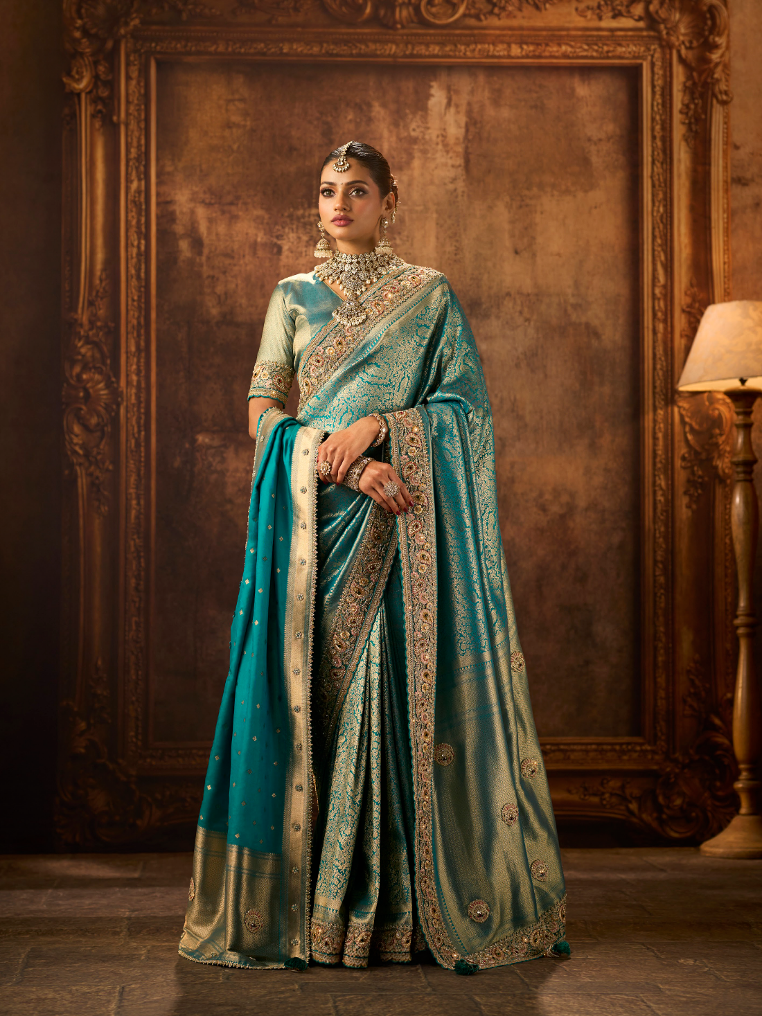 Anamika Zari Silk Ensemble