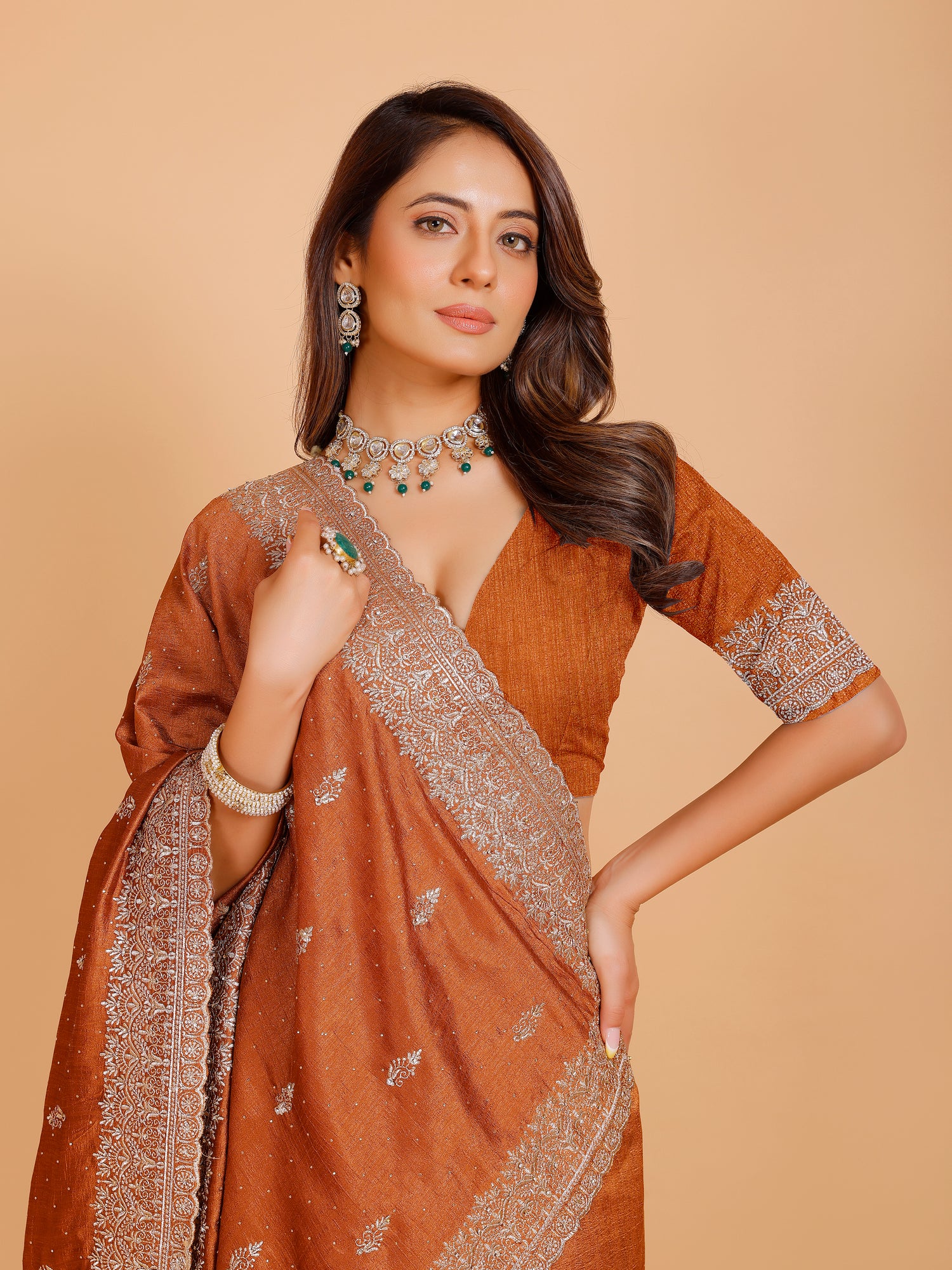 Vanshika Silk Zari Saree