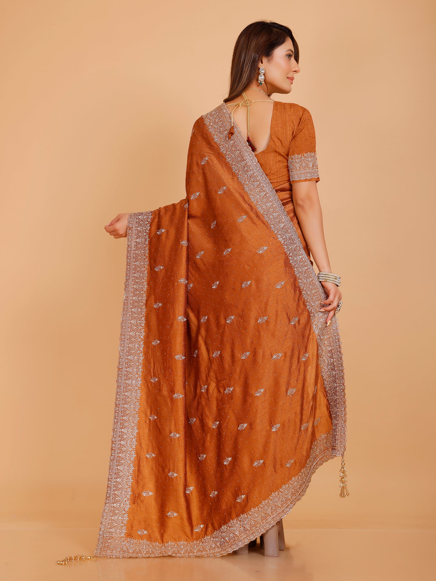 Vanshika Silk Zari Saree