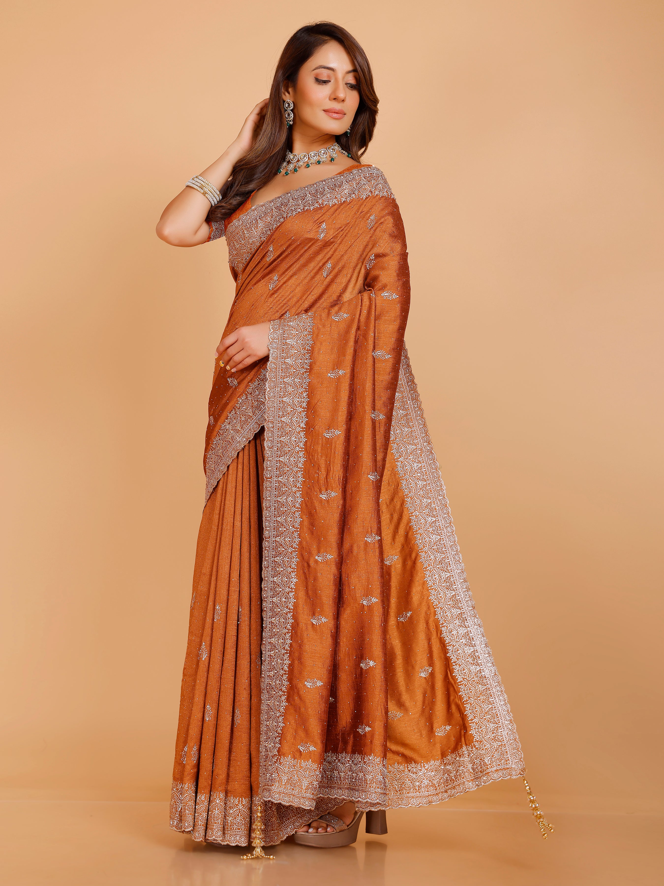 Vanshika Silk Zari Saree