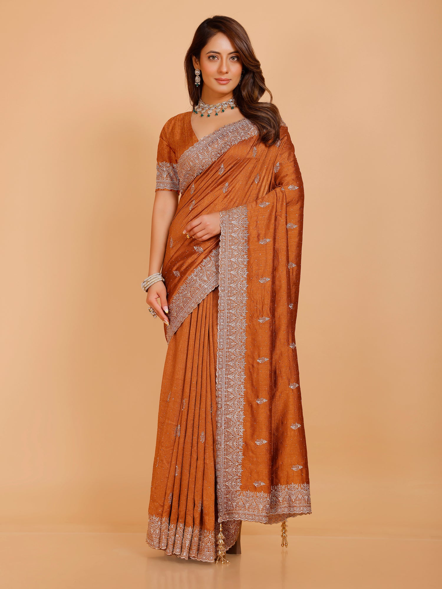 Vanshika Silk Zari Saree