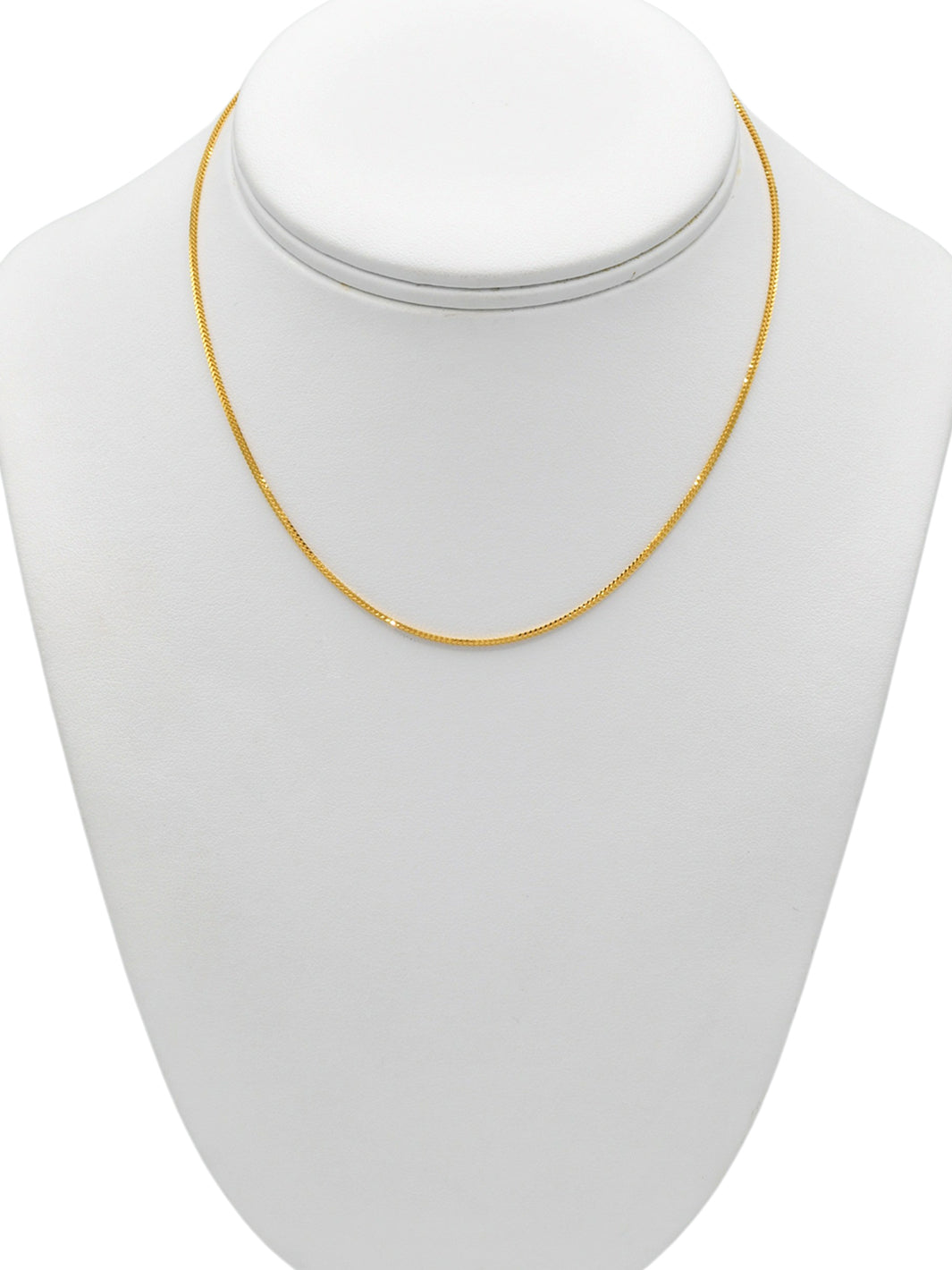 22Ct Gold Fox Tail Chain - 35 cm