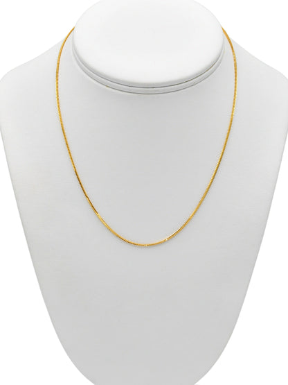22Ct Gold Fox Tail Chain - 45 cm