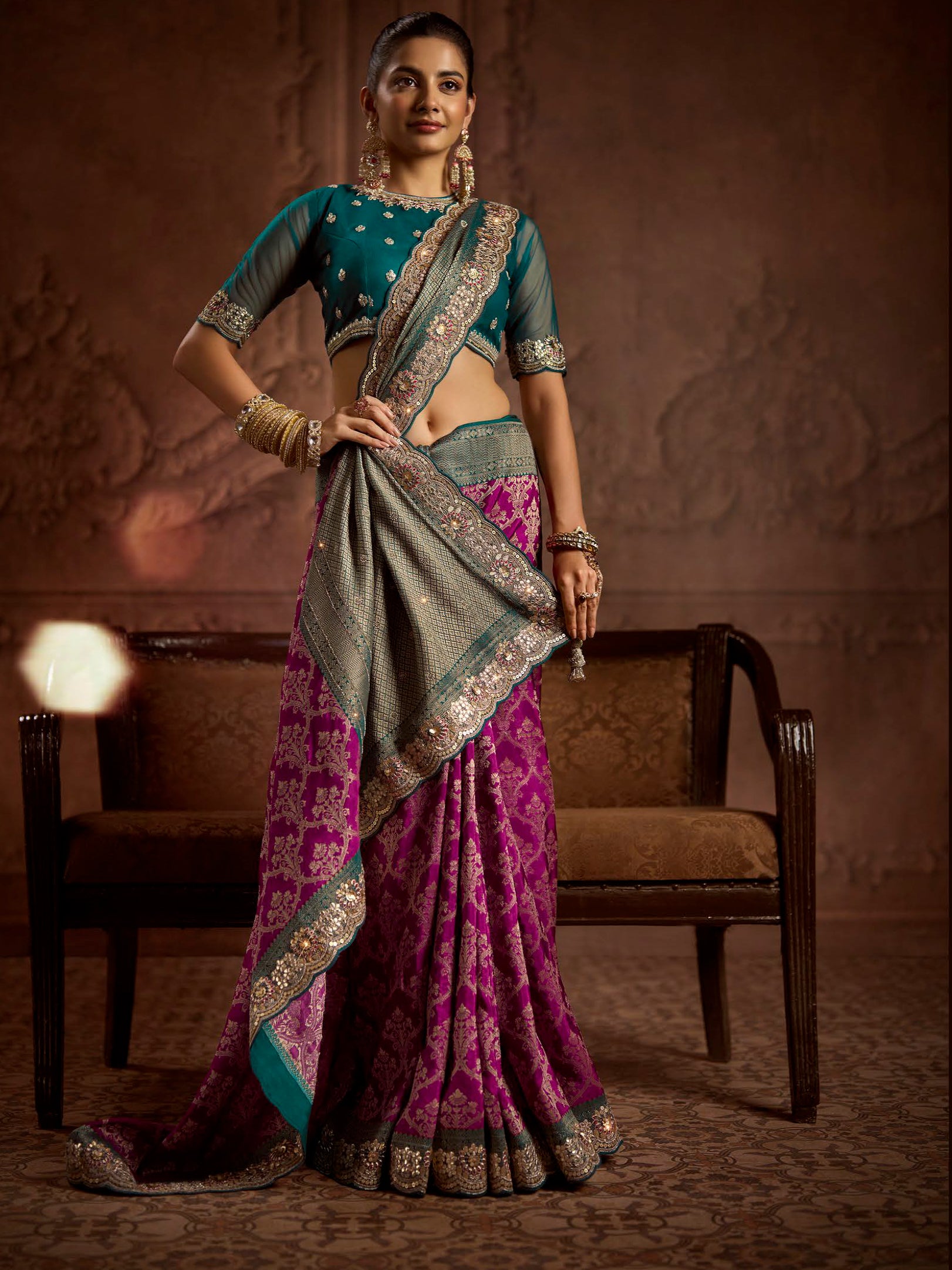 Kashmira Saree - Roop Darshan
