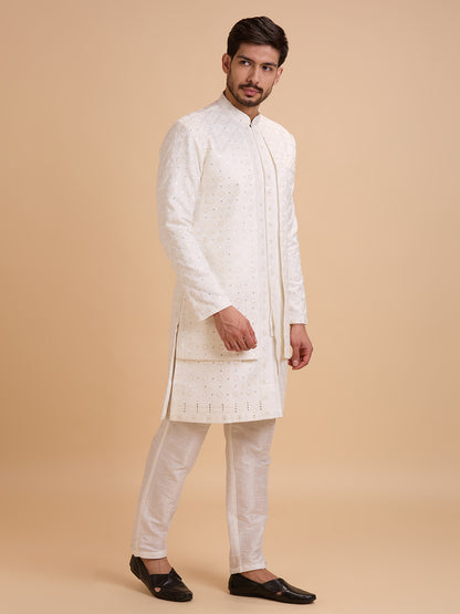 Mens Kurta Set With Jacket