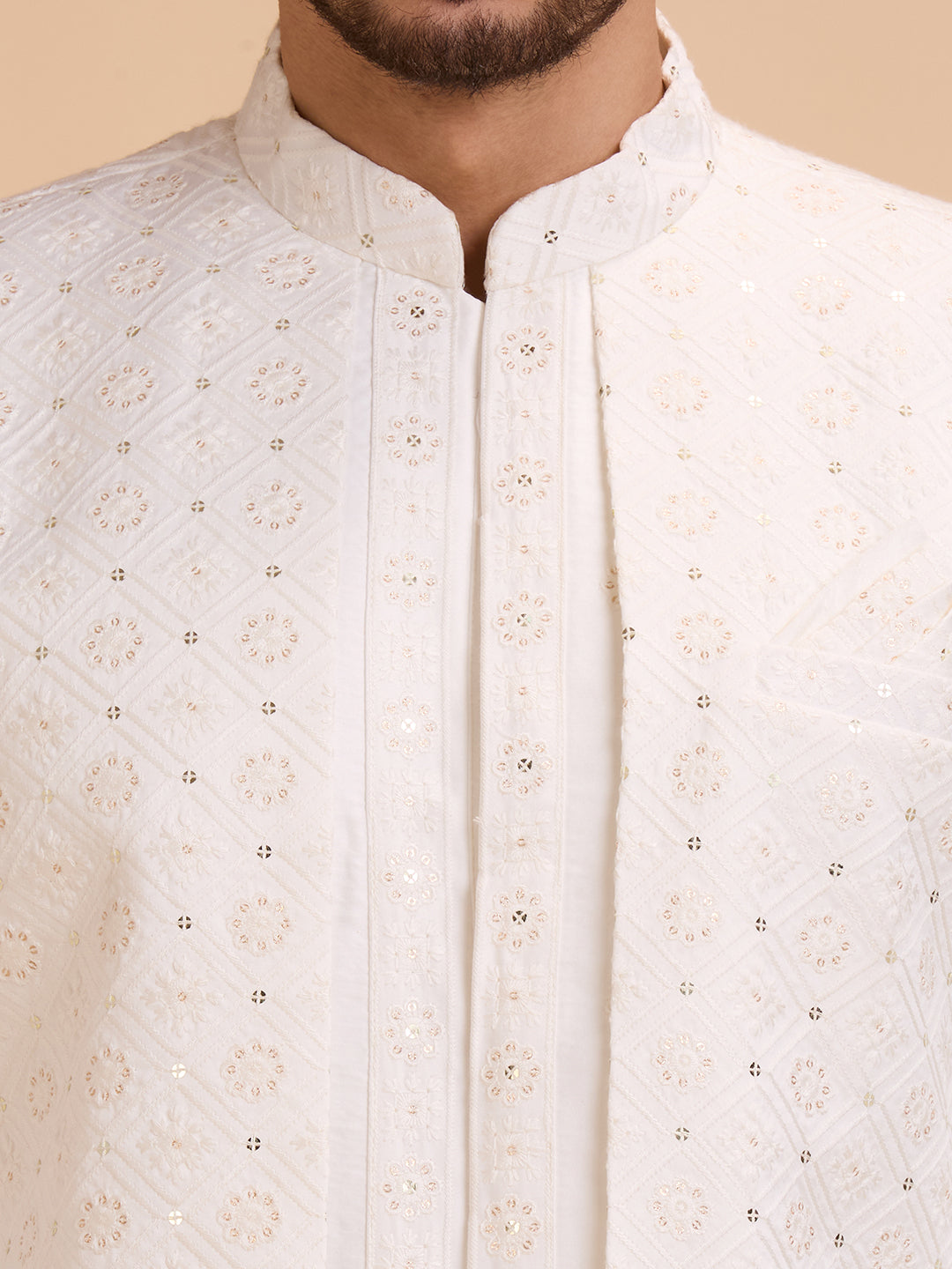 Mens Kurta Set With Jacket