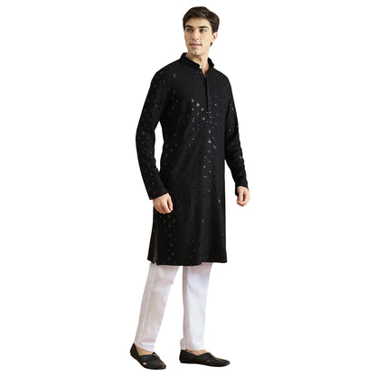 Chikankari Kurta Pyjama Set