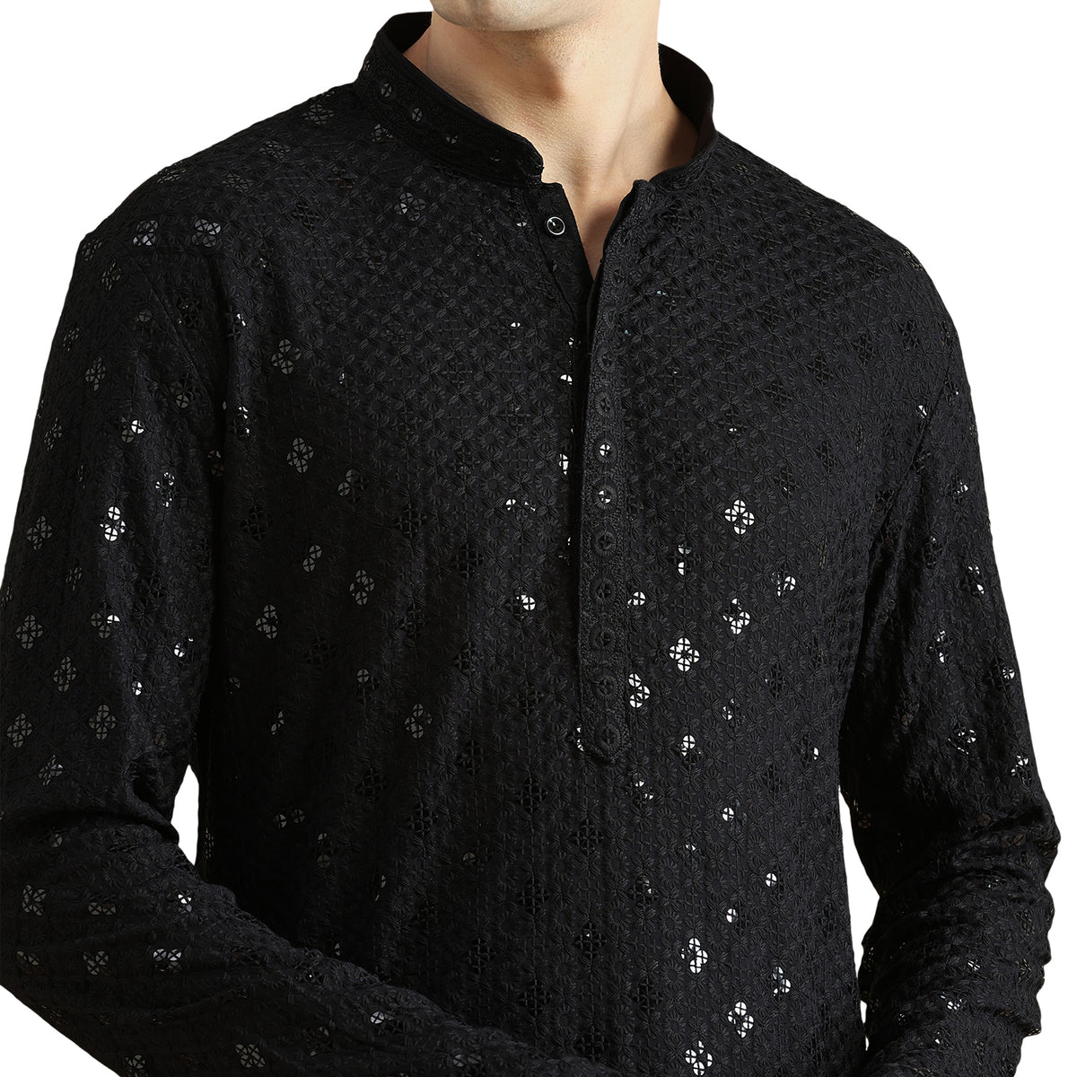 Chikankari Kurta Pyjama Set