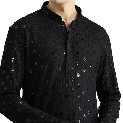 Chikankari Kurta Pyjama Set