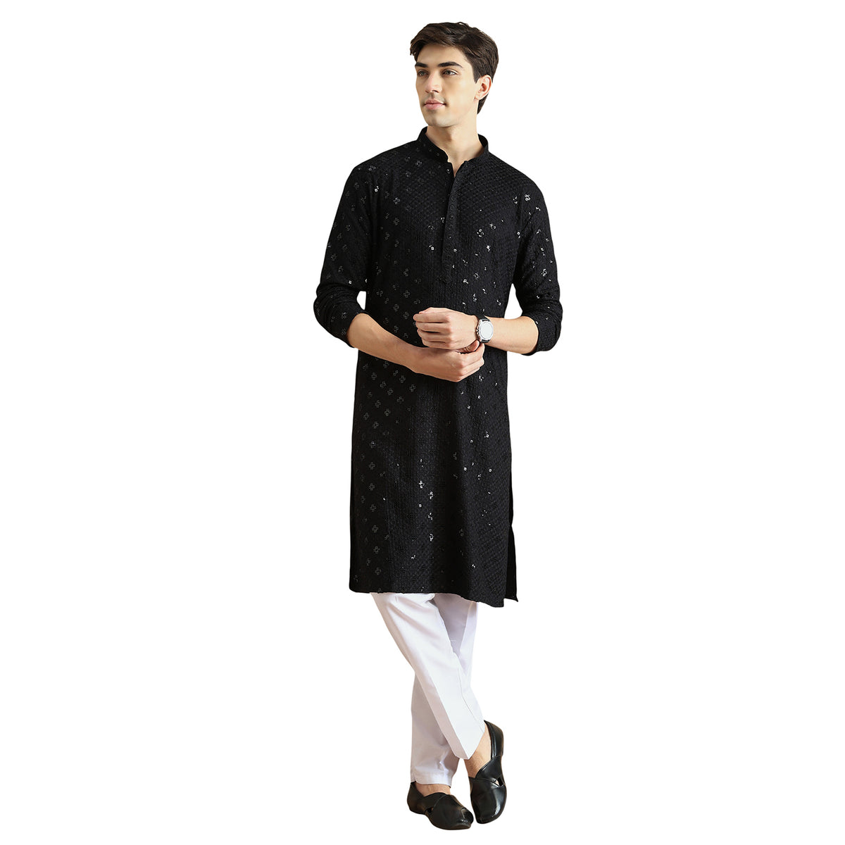 Chikankari Kurta Pyjama Set