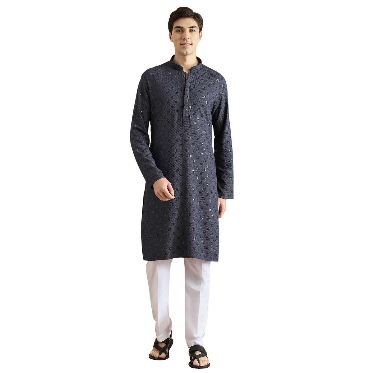 Chikankari Kurta Pyjama Set