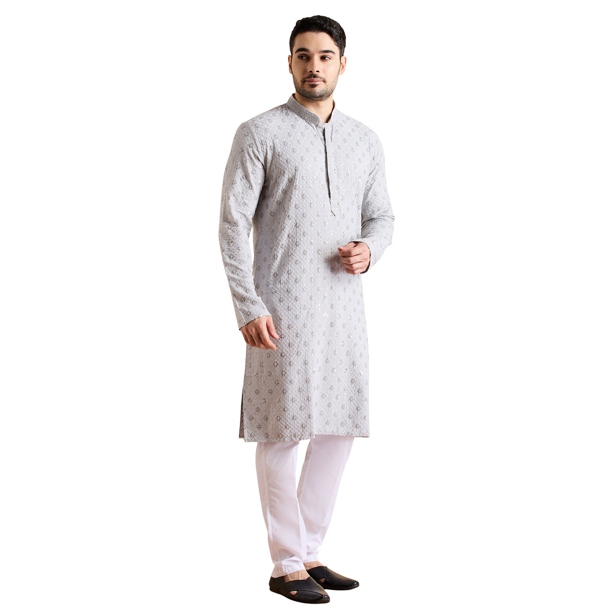 Chikankari Kurta Pyjama Set