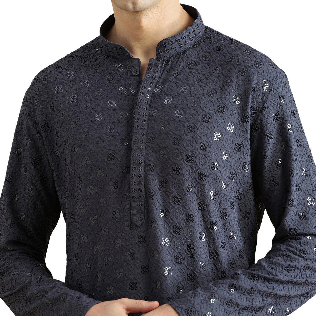 Chikankari Kurta Pyjama Set