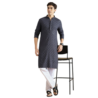 Chikankari Kurta Pyjama Set