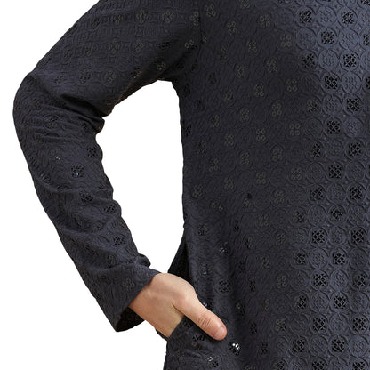 Chikankari Kurta Pyjama Set