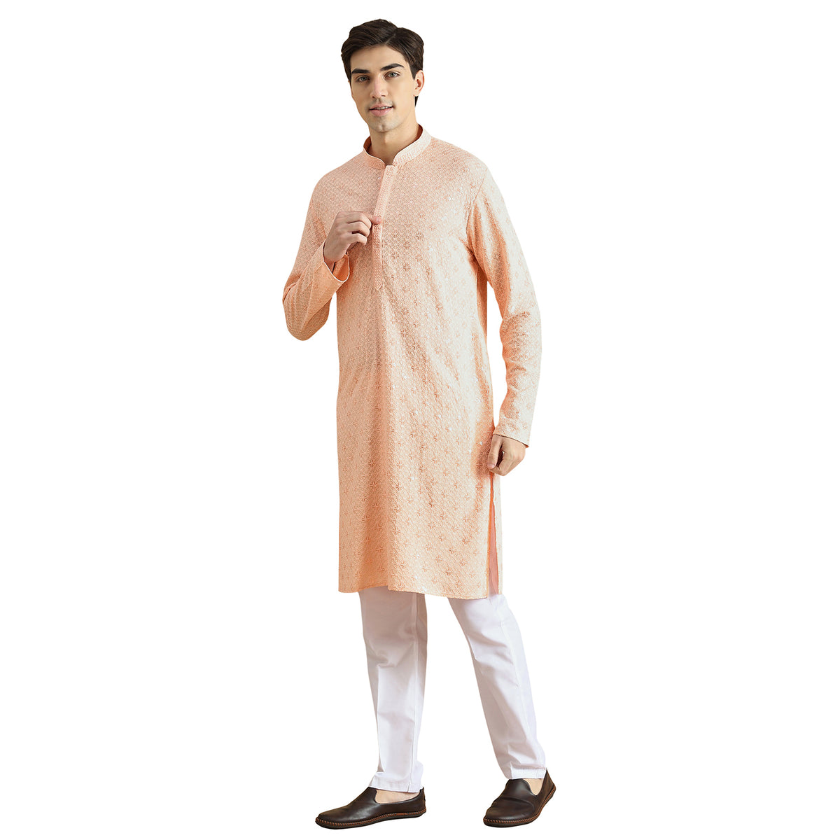 Chikankari Kurta Pyjama Set