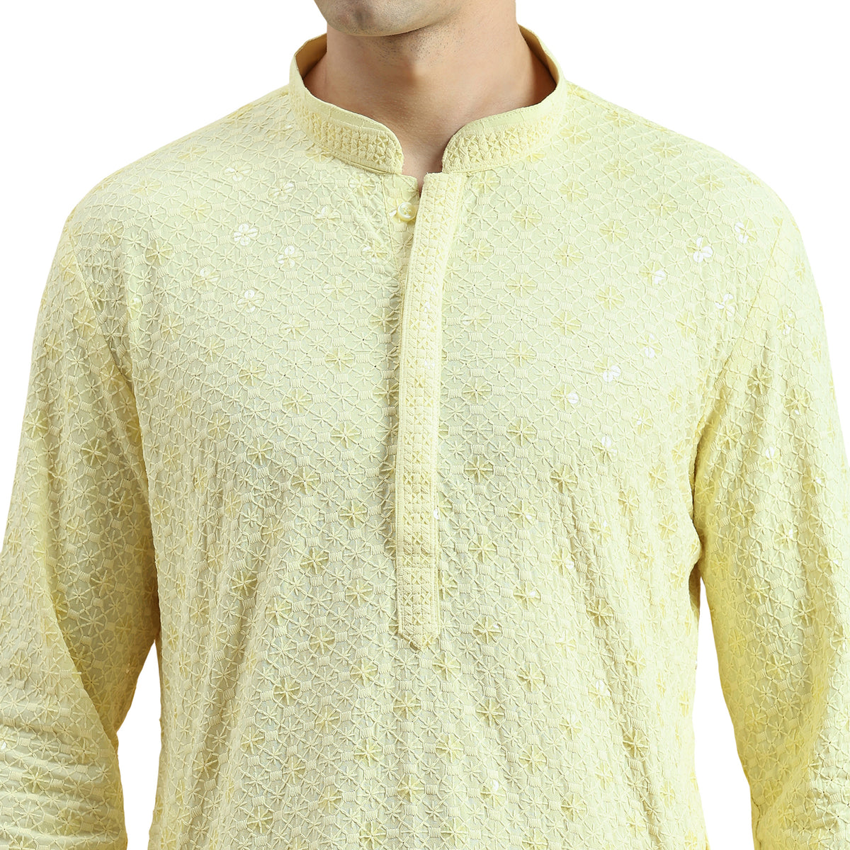 Chikankari Kurta Pyjama Set