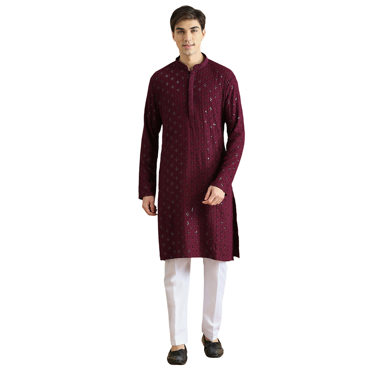 Chikankari Kurta Pyjama Set