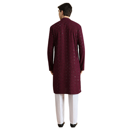 Chikankari Kurta Pyjama Set