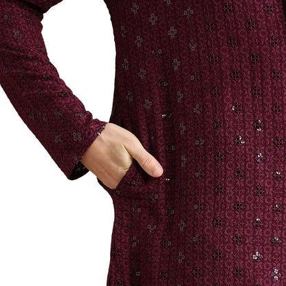 Chikankari Kurta Pyjama Set