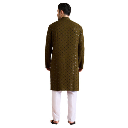 Chikankari Kurta Pyjama Set
